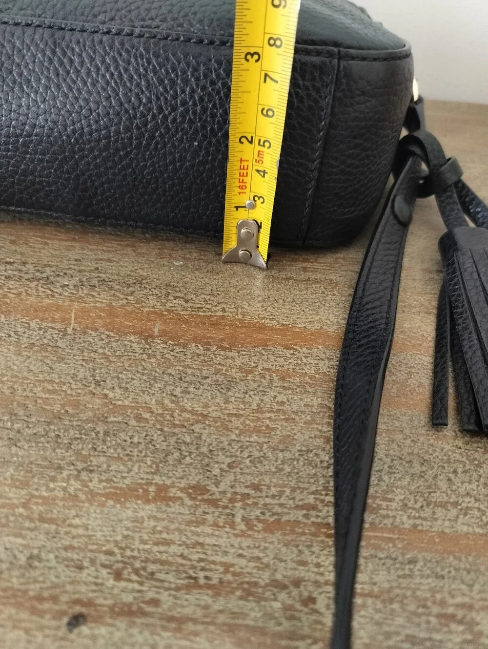 Tory Burch Black Pebbled Leather Crossbody Color Black You